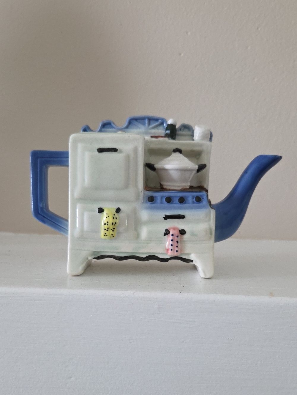 Vintage Ceramic Stove Teapot